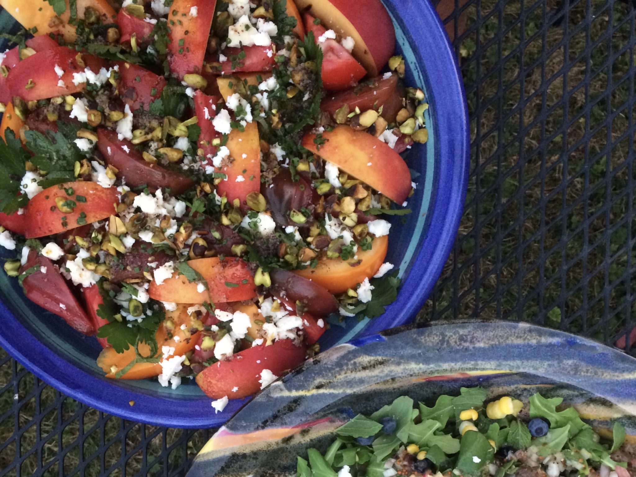 Read more about the article Nectarine, Tomato, and Feta Salad